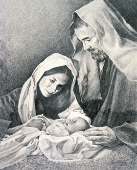 Jesus blir født - juleevangeliet